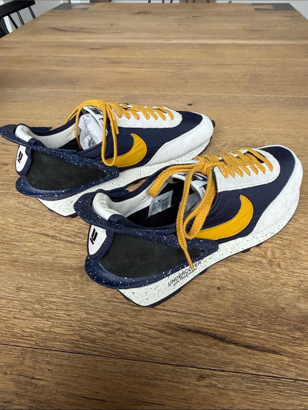 Size 10.5/11/12.5 Men Nike x Undercover Daybreak Obsidian Gold Dart CJ3295-400 - Picture 7 of 9